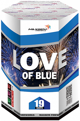 Baterie de artificii Love of Blue