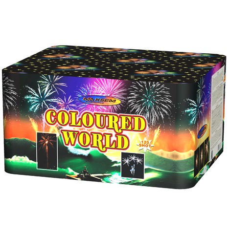 Baterie de artificii Coloured World